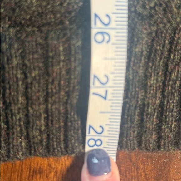 Pendleton 100% Shetland Wool Full zip washable Laine Lavable Green mens’s XL - Picture 9 of 11